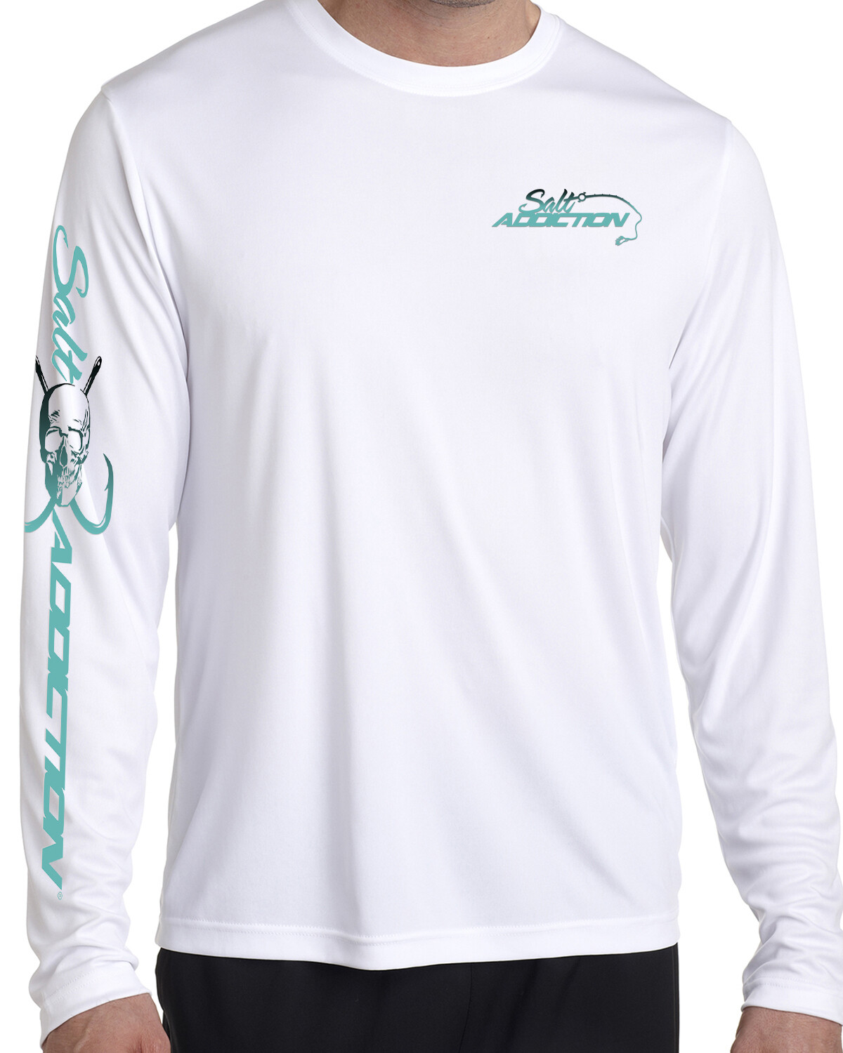 Salt Addiction performance t shirt long sleeve microfiber saltwater uv upf 50+ gallery