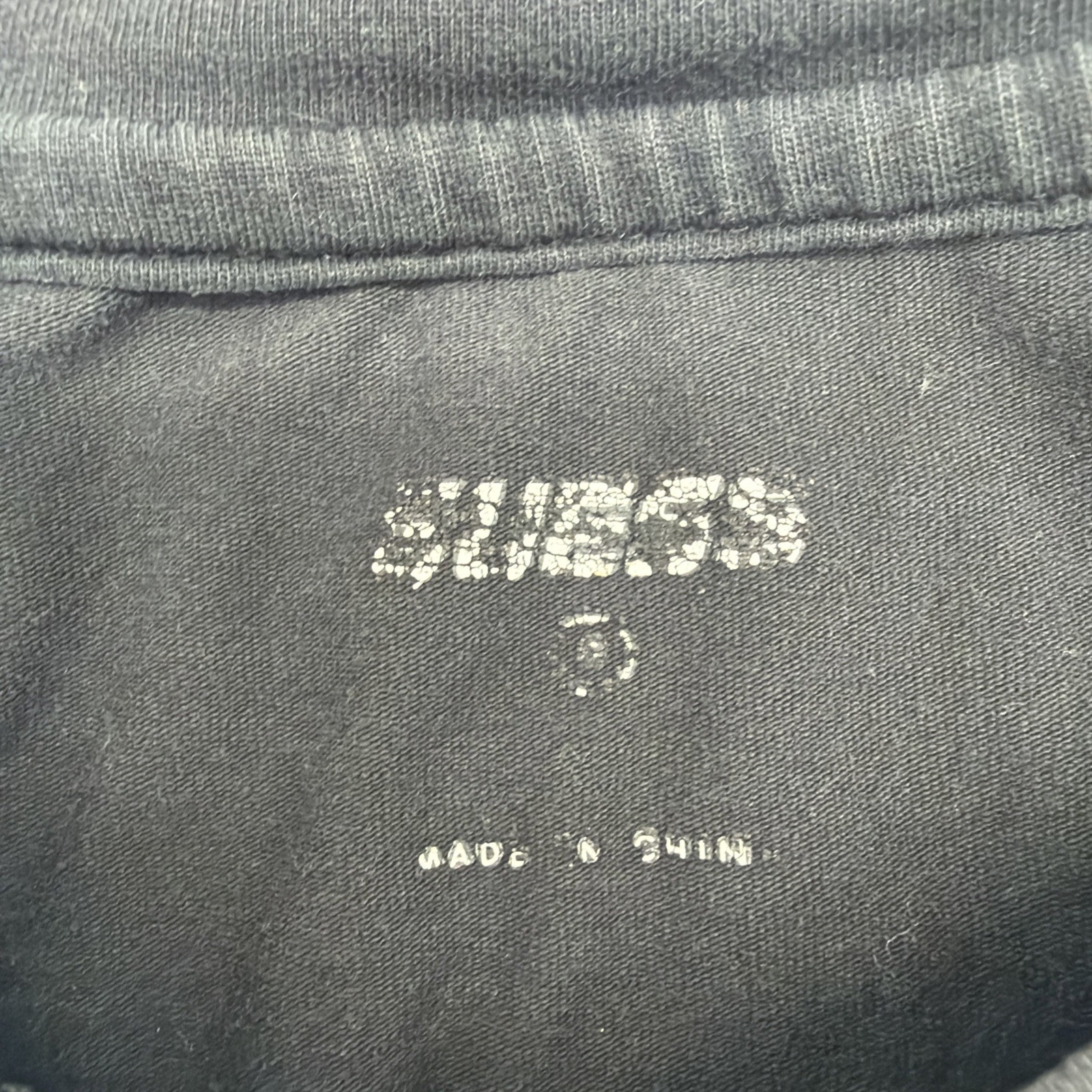 Guess T-shirt Men S Black Graphic Print Logo .#43242 gallery