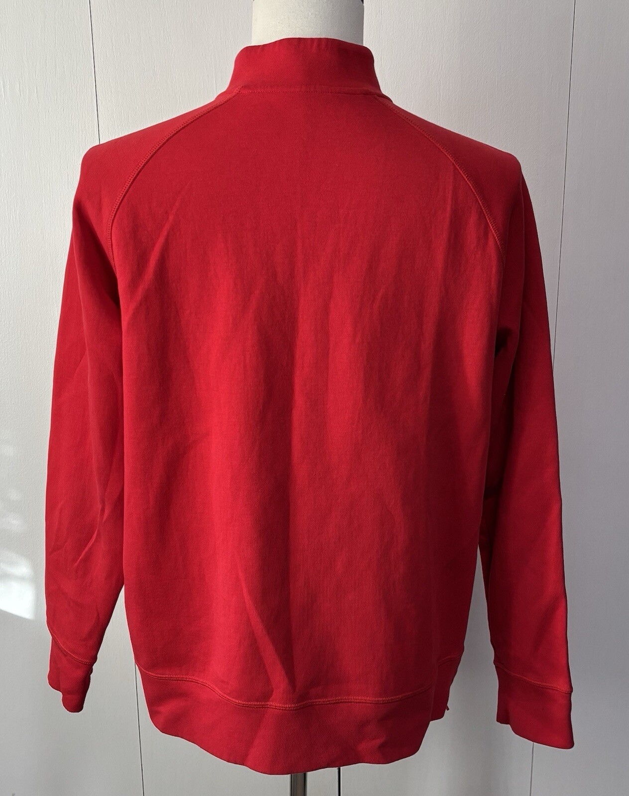 Apple Macintosh 1/4 Zip Jacket Red Long Sleeve Shirt Sweatshirt Top Men’s Large gallery