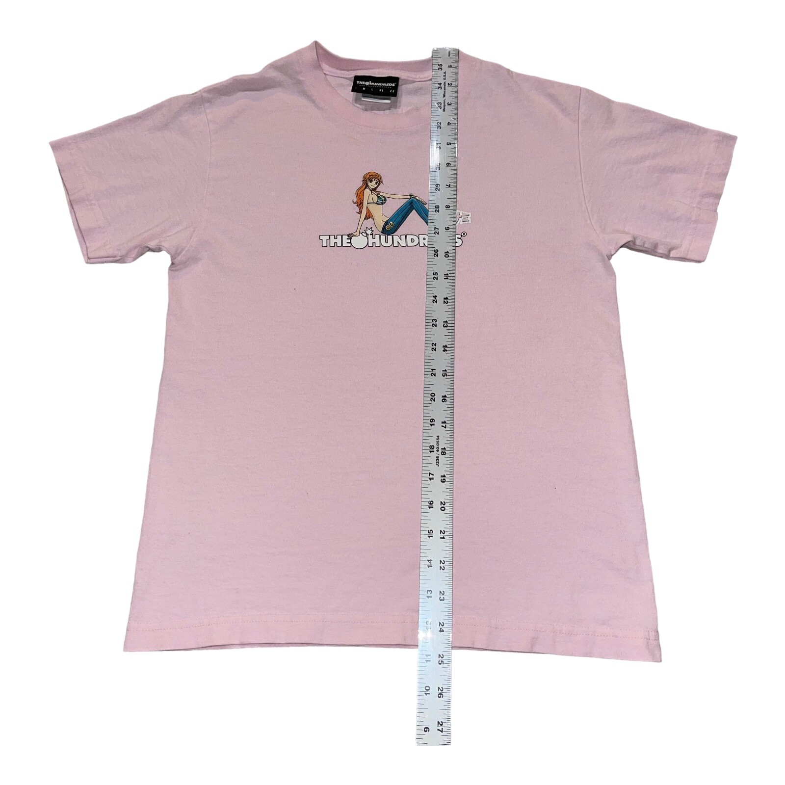 The Hundreds One Piece Anime Rare Nami T-Shirt Mens Size small streetwear collab gallery