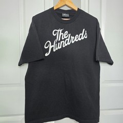The Hundreds T Shirt Slant Script Logo Vintage Black Streetwear Mens XL