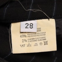 Combobella A Building Trousers Size 28 Used (Cod.EBAY1776) Woman Black