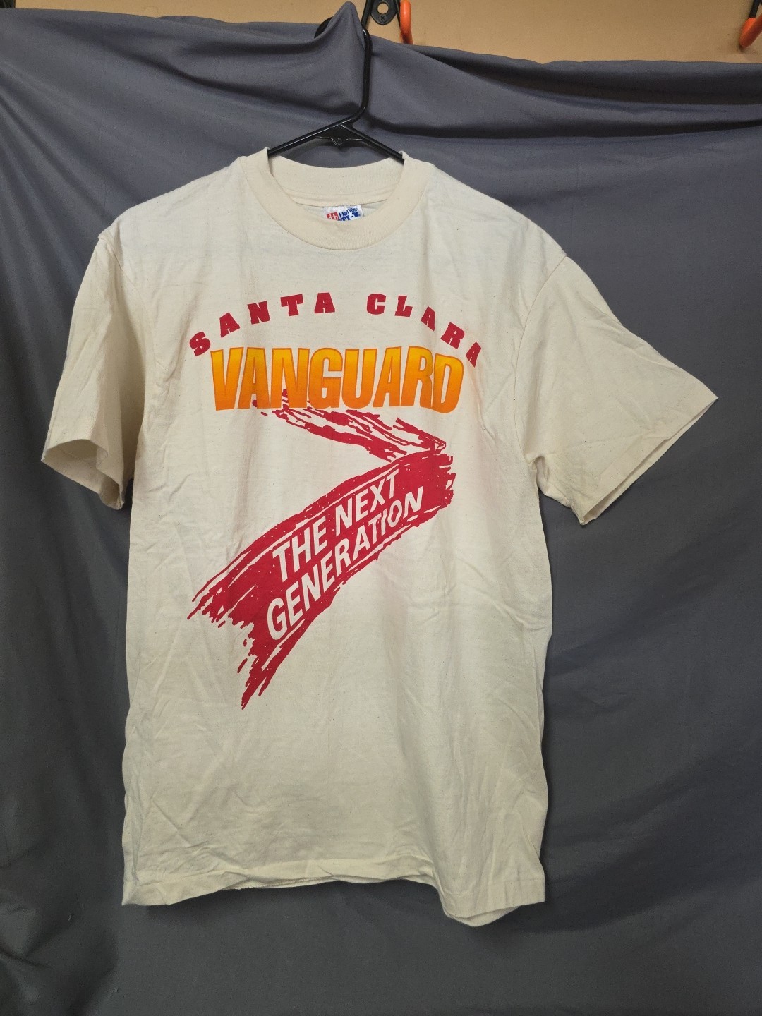 Hanes 1990s Santa Clara Vanguard Next Generation Large Cream Color