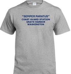 SEMPER PARATUS*COAST GUARD STATION JUNEAU* ALASKA* INDIVIDUAL PT SHIRT