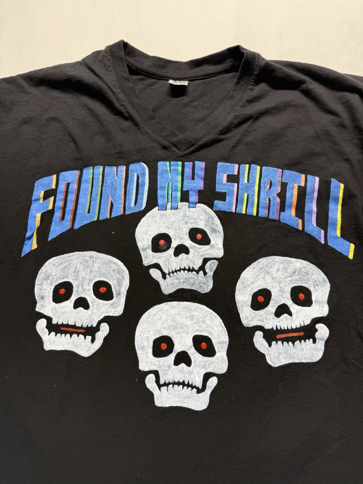 Vintage Skull band Shirt 2XL Black graphic double sided music rock tee gemrock gallery