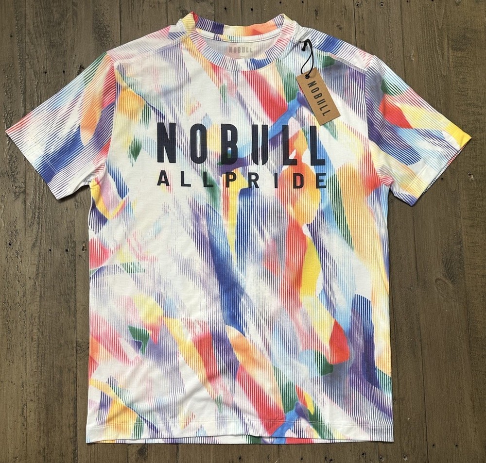 NWT NOBULL Men’s **LIMITED EDITION* Pride Moves 🏳️‍🌈 All Pride Tee – Large