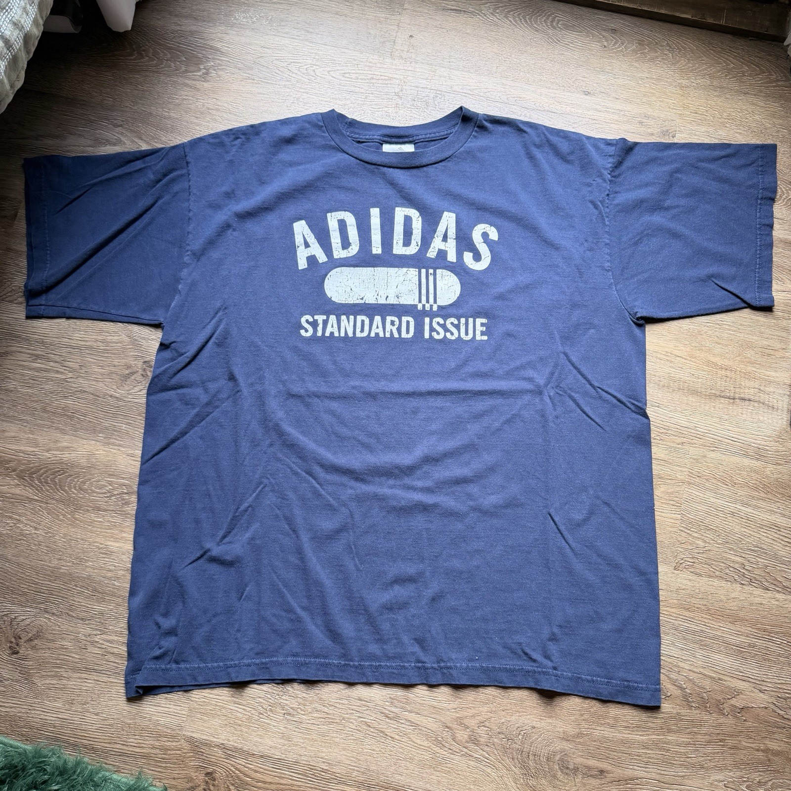 Vintage Adidas Standard Issue Shirt Navy Blue gallery