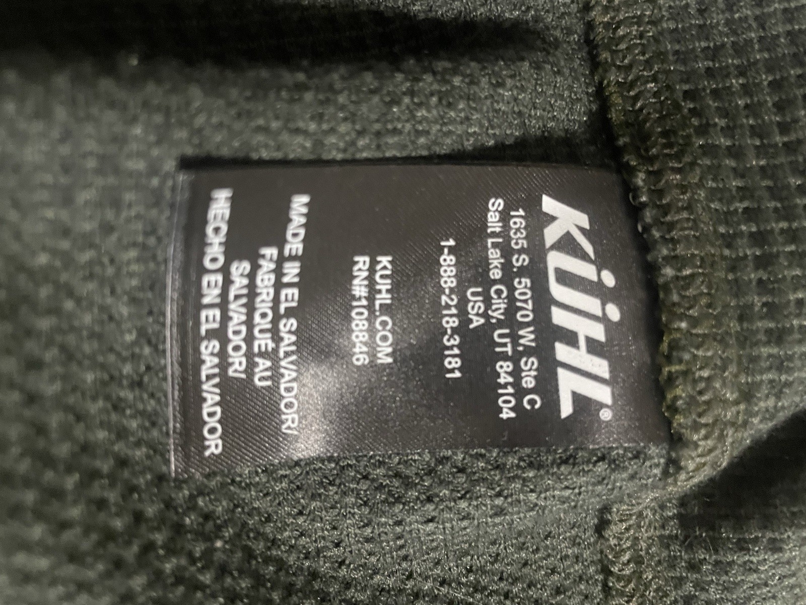 Kuhl Enticer Henley Men's XL Green Long Sleeve Stretch Outdoor Ribbed Shirt 7386 gallery