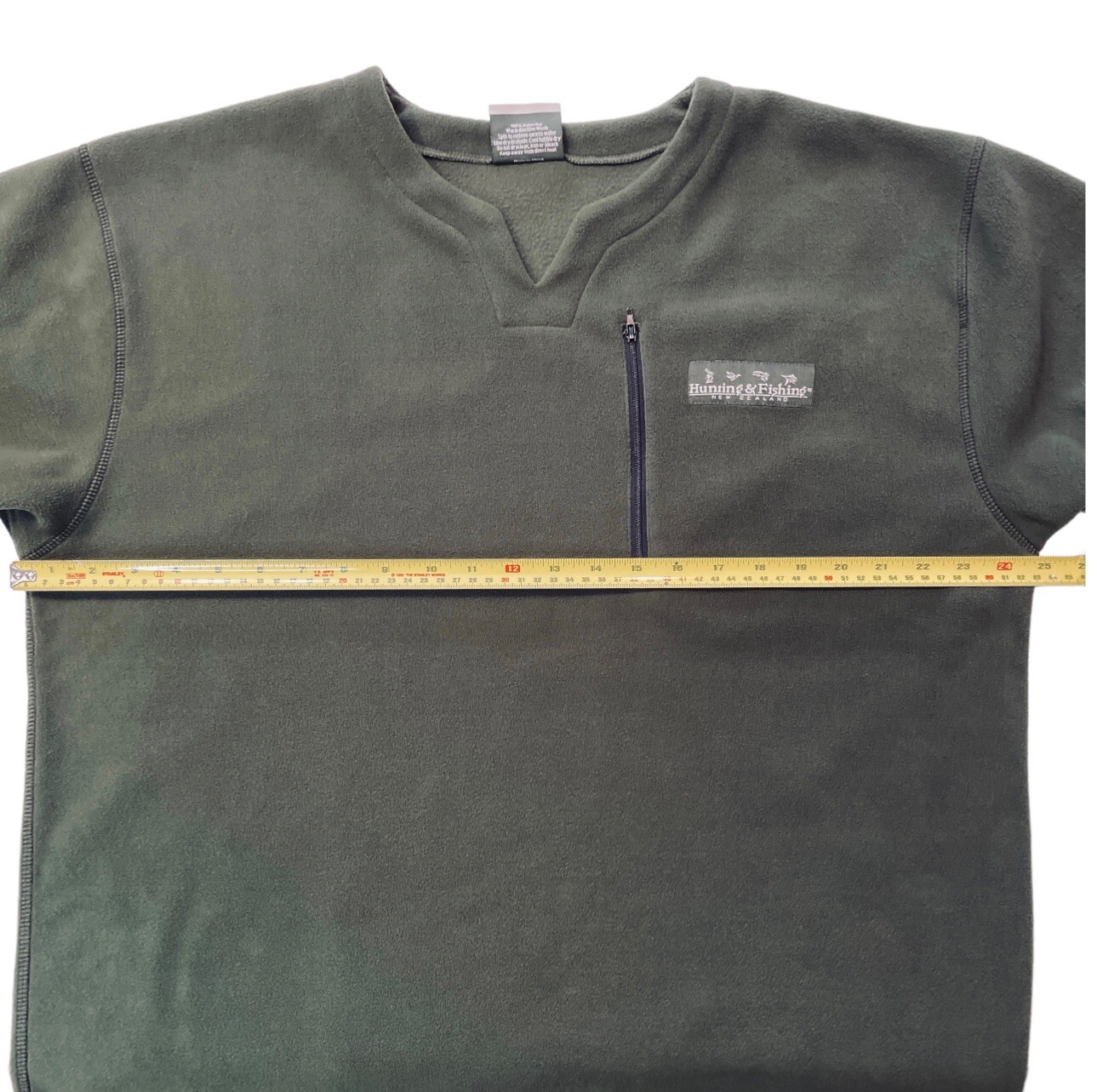 HUNTING & FISHING Men's Micro Tee 2X Anti-Pill Fleece Unique V-Split Zip Pocket gallery