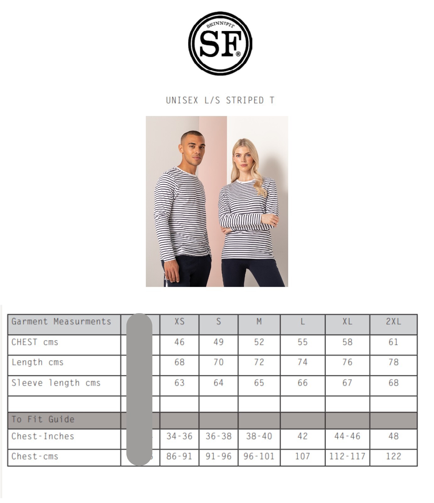 Breton Striped Long Sleeve Crew Neck T Shirt Casual Cotton Tops Men Women gallery