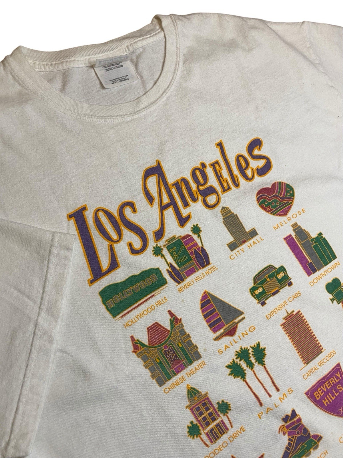 Los Angeles Tee Men’s L City Streetwear California 90s Y2K Unisex LA Travel gallery