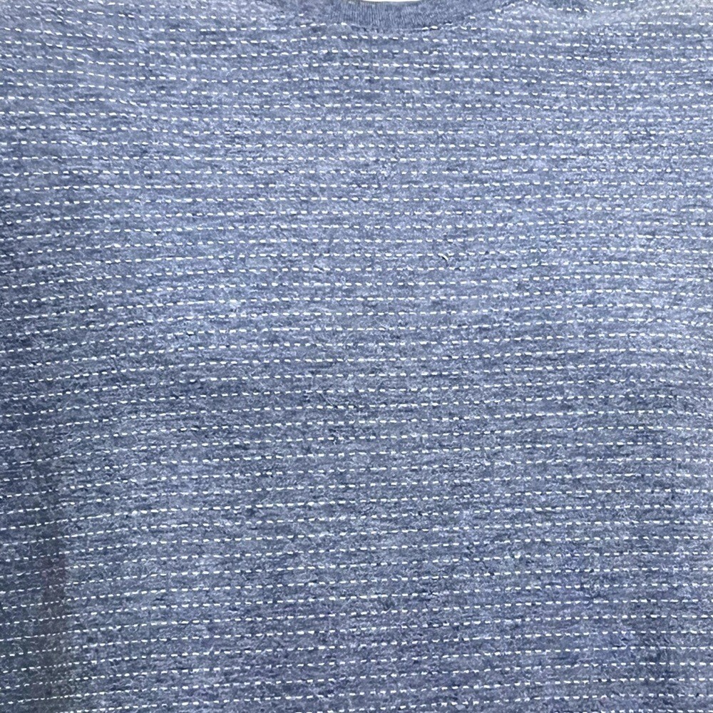 NWT Goodfellow Sz Small Jacquard Short Sleeve Novelty Cyber Blue Mens T-shirt gallery