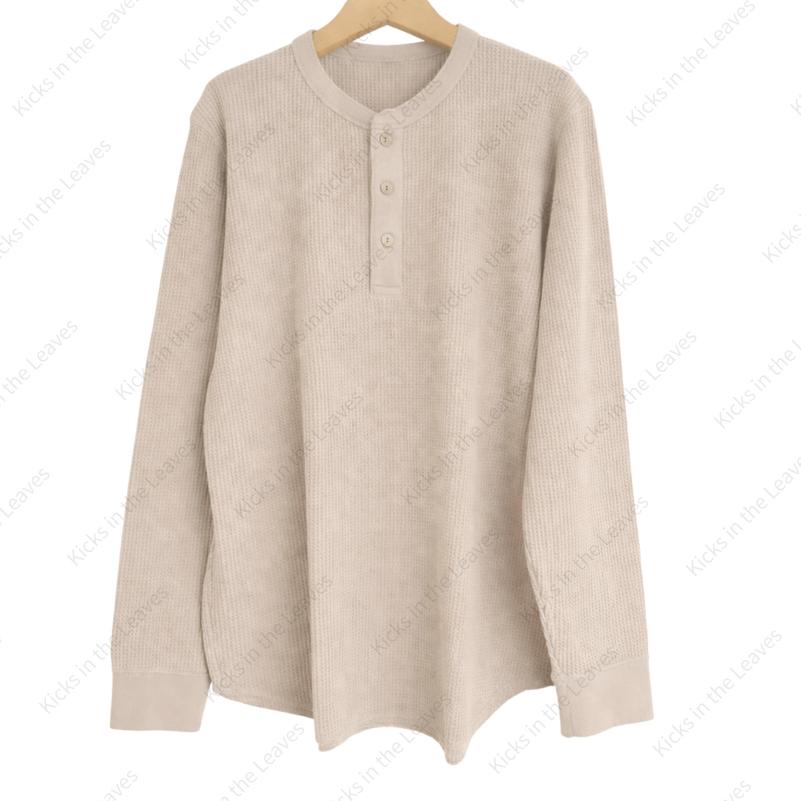 UNIQLO Waffle Henley Neck T-Shirt XS-4XL Men Regular Fit 482766 NWT gallery