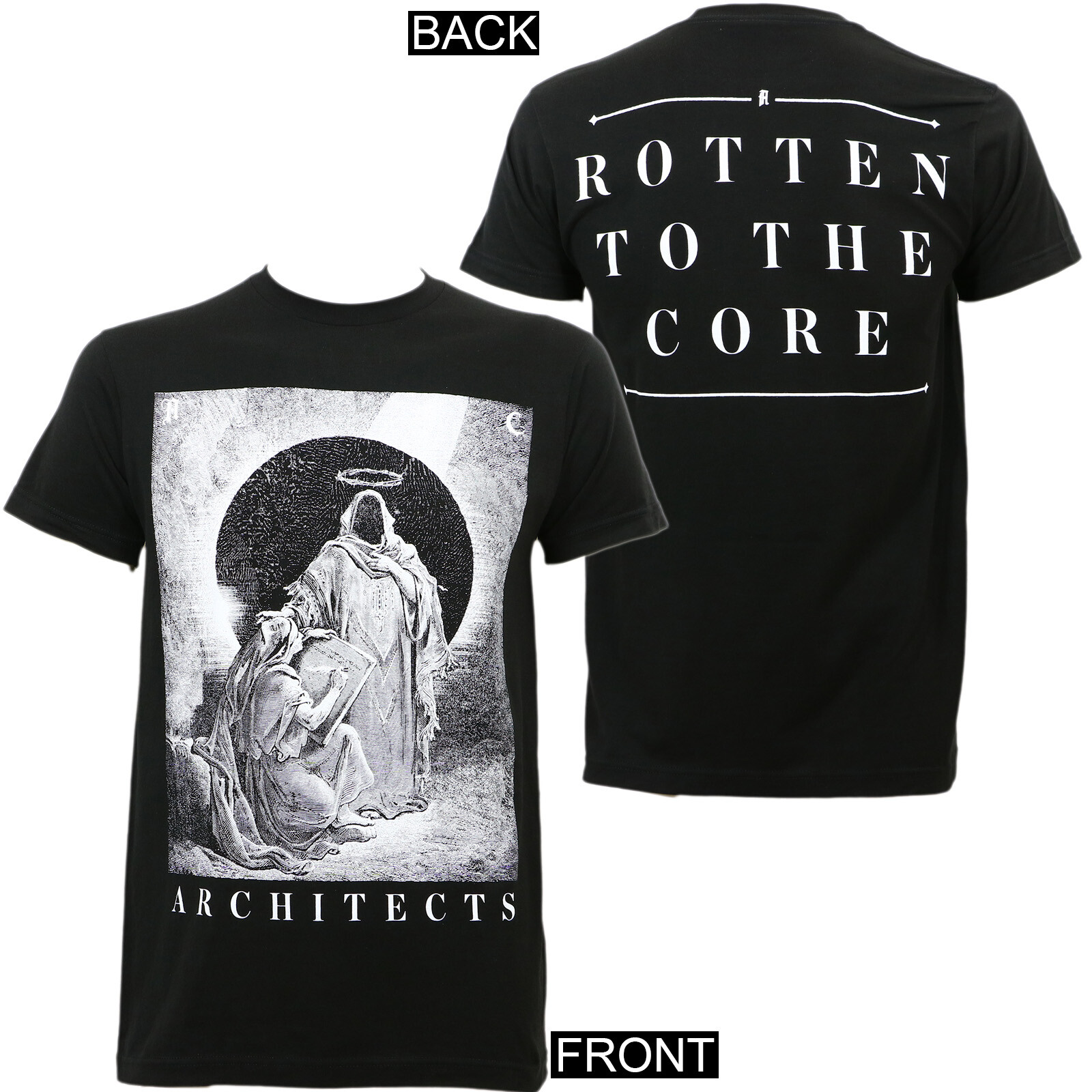 Authentic ARCHITECTS Band Rotten To The Core Slim Fit T-Shirt S NEW gallery