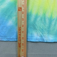Pastel Rainbow Tie-Dyed Swirl Unisex Soft Cotton shirt XXL Gilden Softstyle