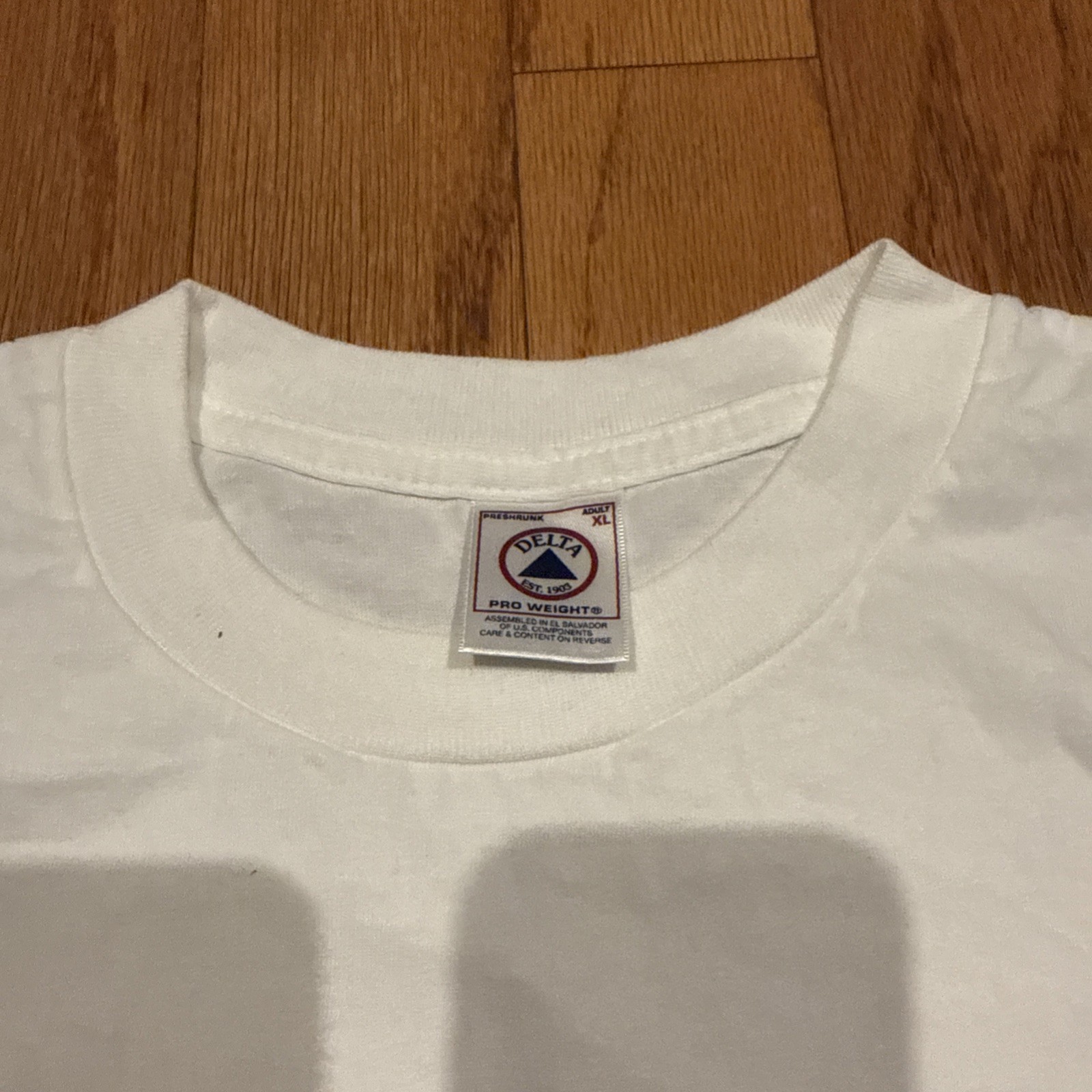 Vintage Biohazard Shirt Mens XL 2002 Graphic Delta Pro Weight White Graphic gallery