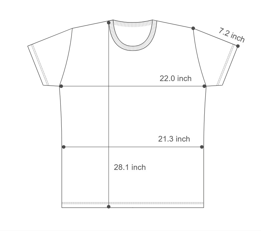 Son of a Tailor Smoky Blue Custom T-Shirt Large Supima Cotton gallery