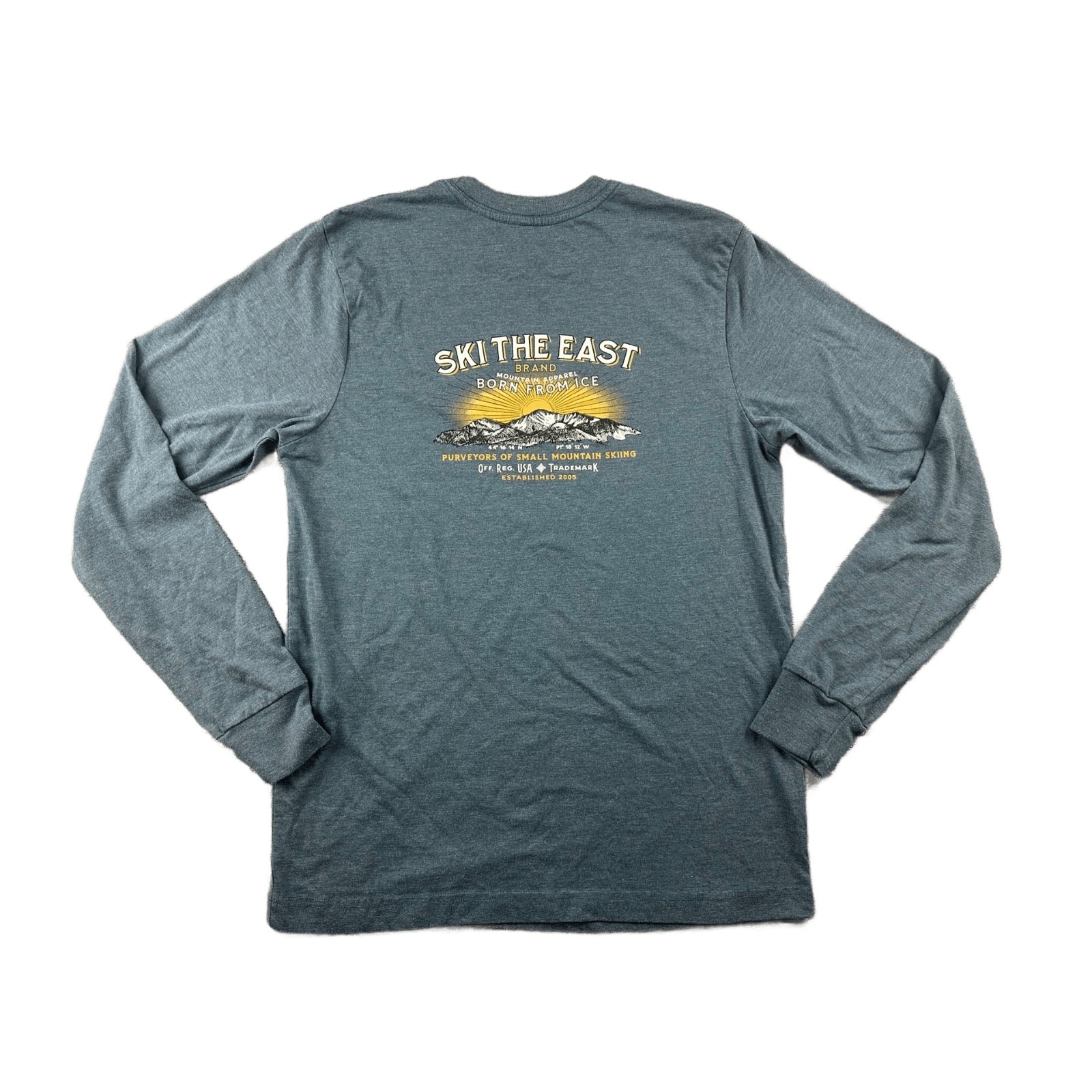 Ski The East Long Sleeve T-Shirt Unisex S Blue Born From Ice Snowboard Ski gallery