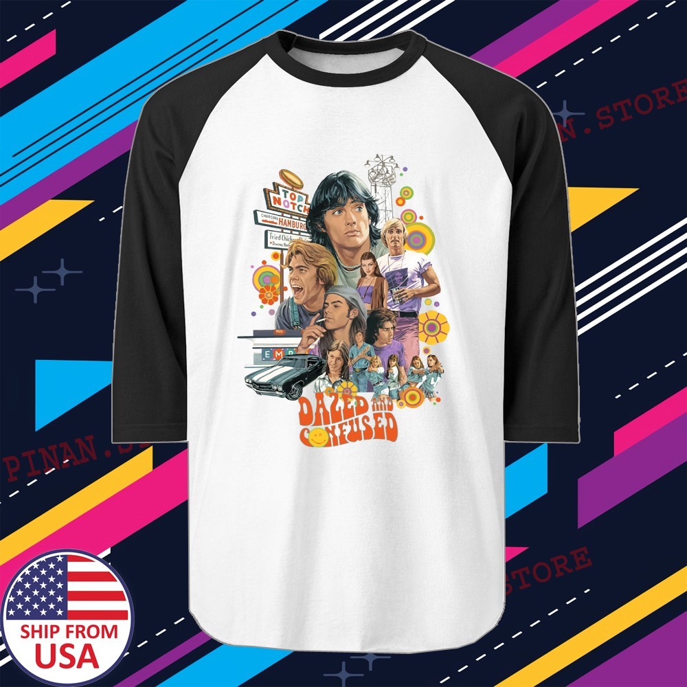Dazed and Confused Men's Raglan Black Size S to 2XL gallery