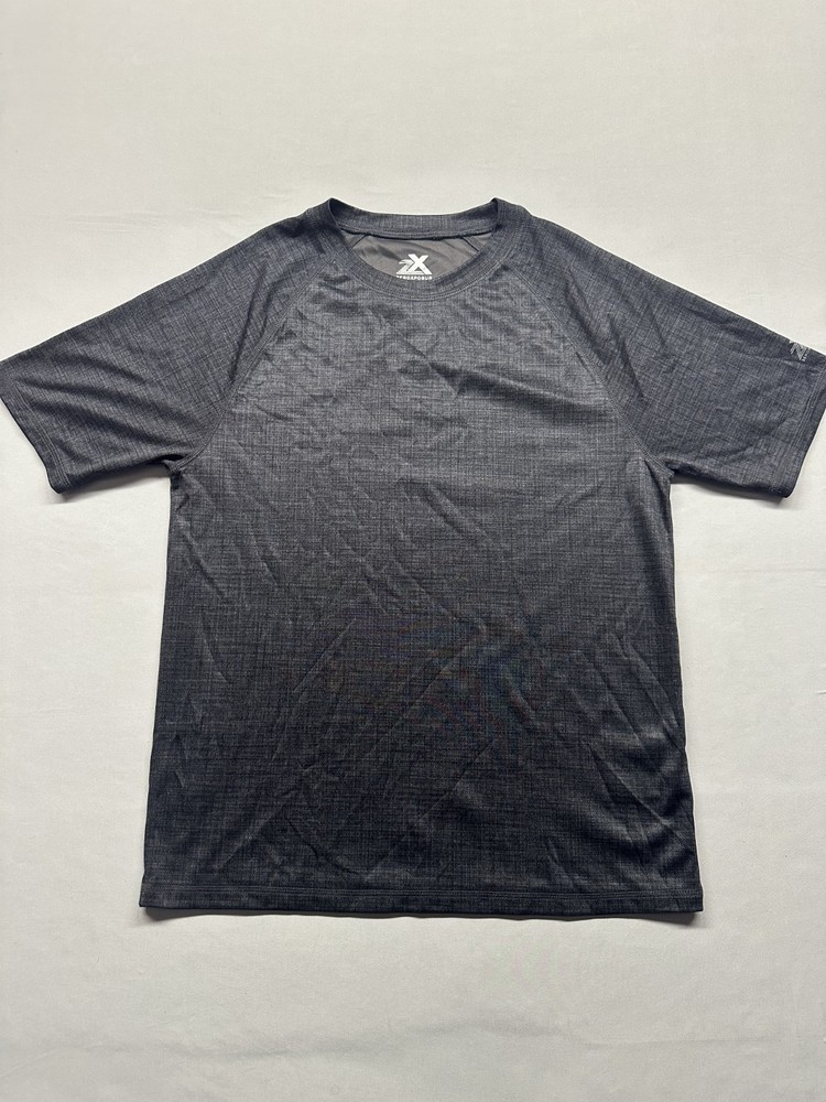 Zeroxposur Black Men’s Performance T-Shirt, Size M, UPF 50+ Sun Protection.