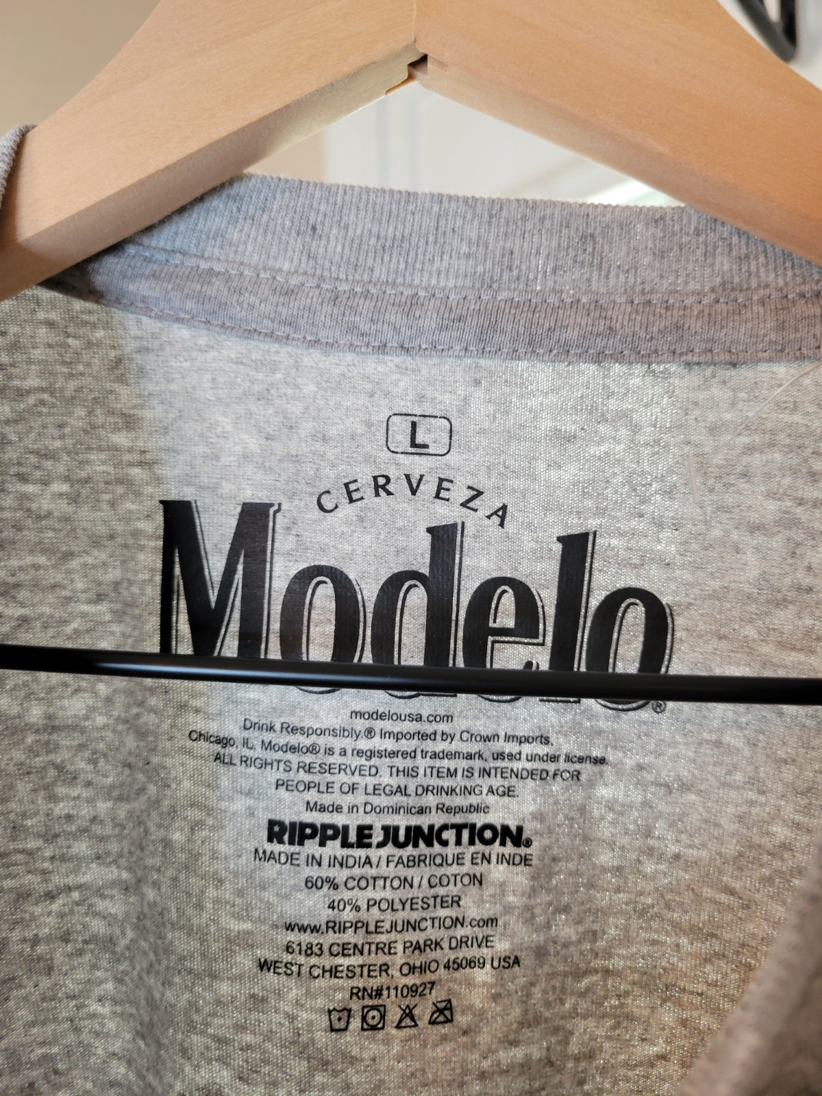 Ripple Junction Graphic Mens Modelo Mexico Beer Tank Top, Size Large gallery