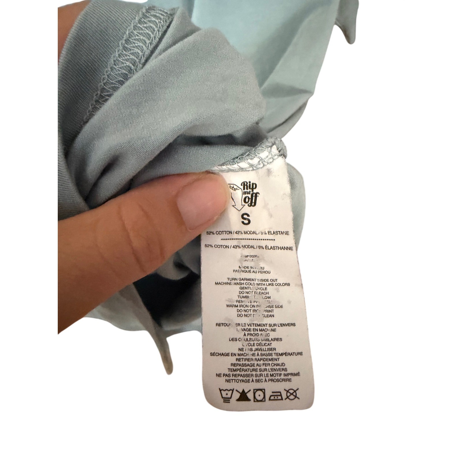TravisMathew Mens Small Light Blue Gray Short Sleeve Crew Neck T-Shirt gallery