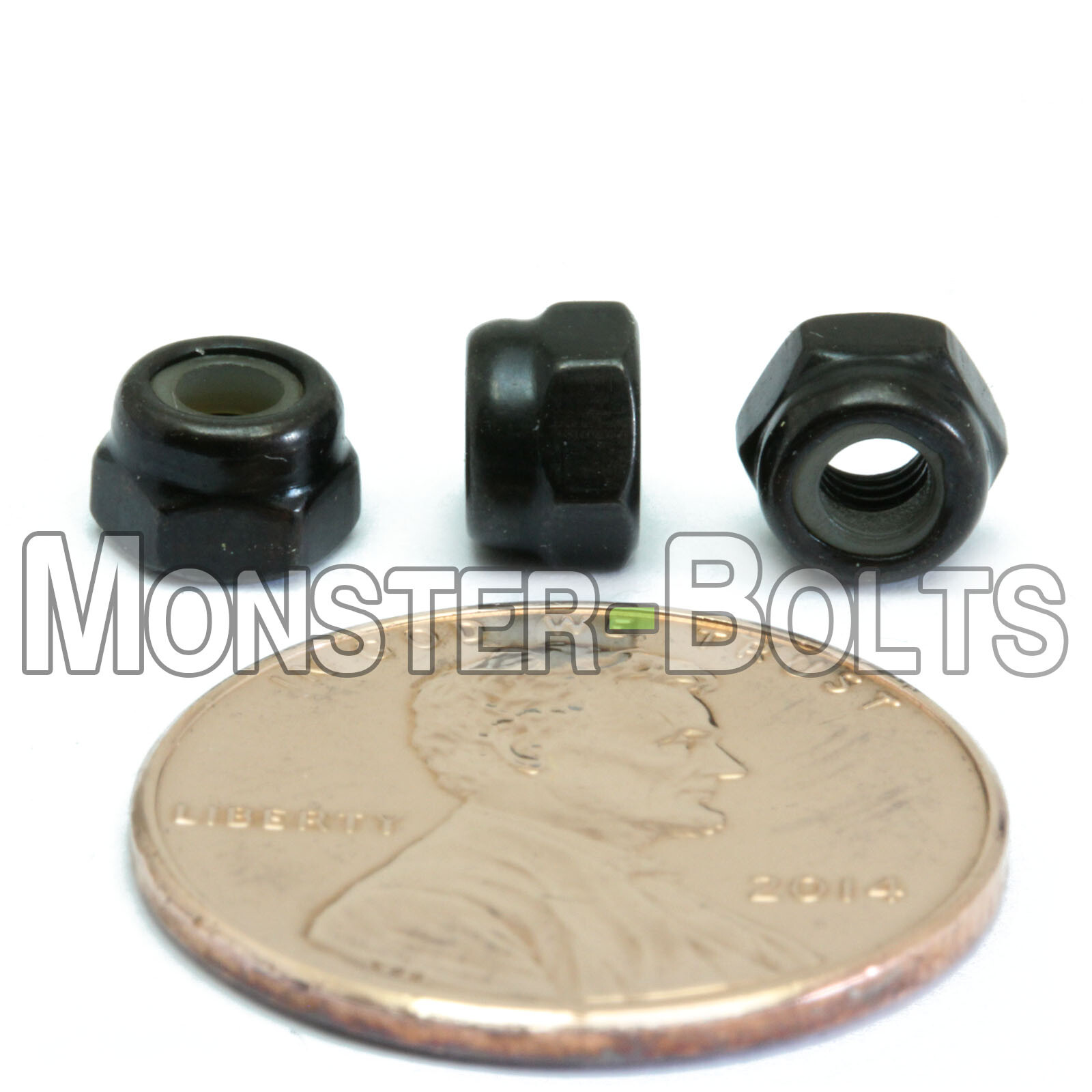 M3-0.50 Nylon Insert Lock Nuts, Steel with Black Oxide – Metric DIN 985 Class 8