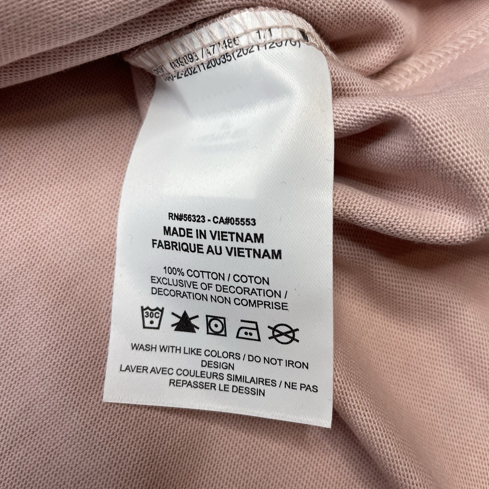 NEW Nike Jordan Wordmark 85 Embroidered Pink Tan T-shirt Mens Size XL gallery