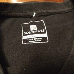 SOUTHPOLE Hello My Name is Explorer Shirt Lg Space theme all over print NASA