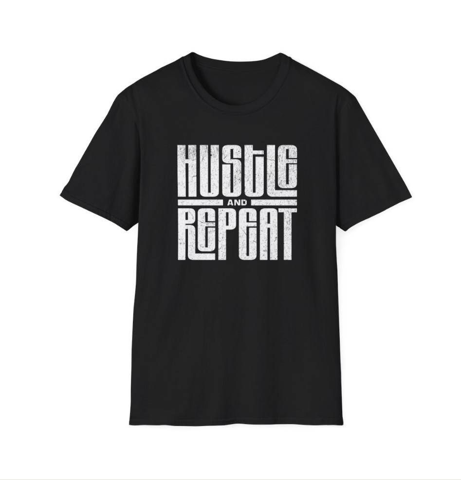 Unisex Softstyle T-Shirt Hustle And Repeat