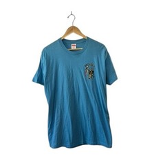 Supreme SS20 Week 1 Laugh Now Tee Thorns Smiling Face Printing Blue T-Shirt M