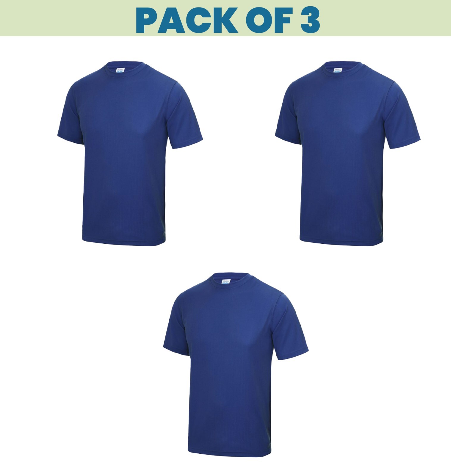 Pack 5 & 3 Just Cool AWDis T-Shirt Plain Casual Wear stag do hen Unisex JC001 gallery