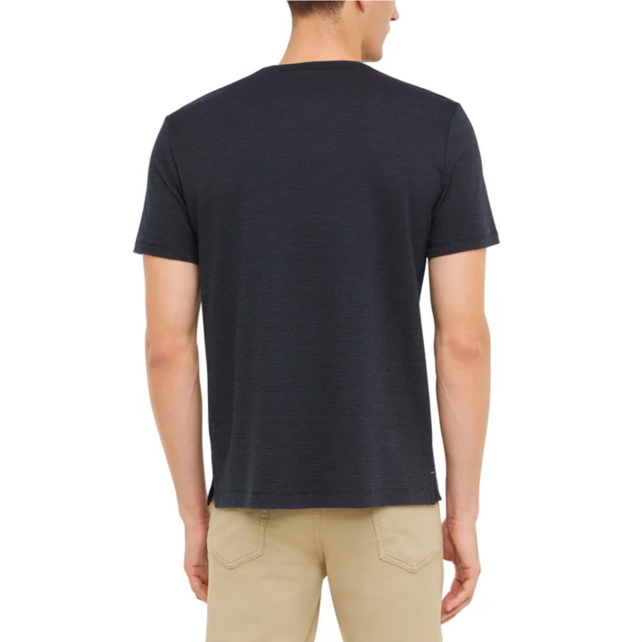 Banana Republic Men’s Luxe Touch Performance Tee - Black, Medium gallery