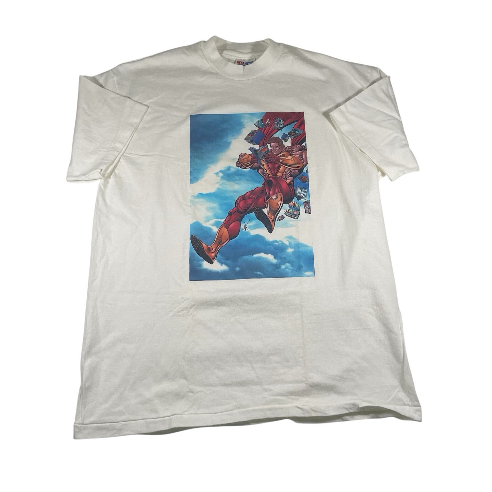 Vtg 90s Ultraverse Comics T Shirt L Hanes Graphic Single Stitch Origins Malibu gallery