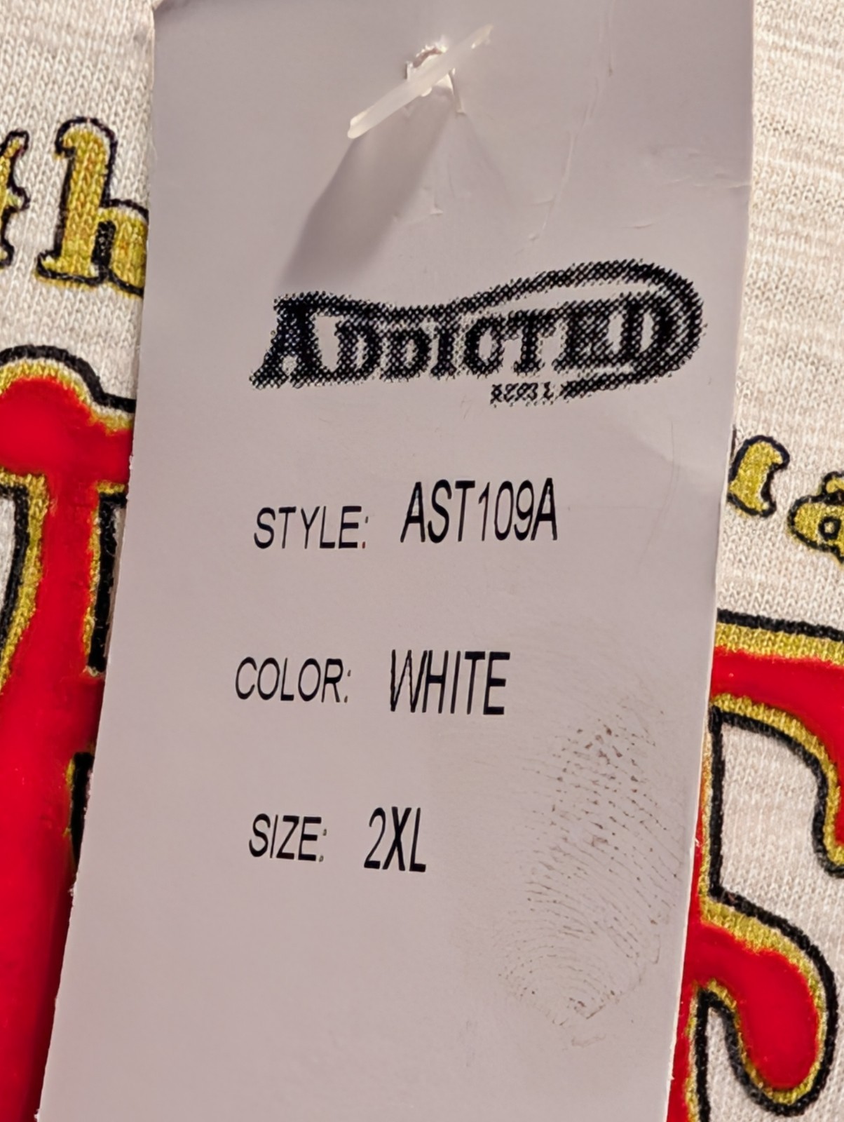 NWT Addicted Soul Motor Co. T-Shirt XXL Race To The End Brooklyn Skulls + Pin gallery