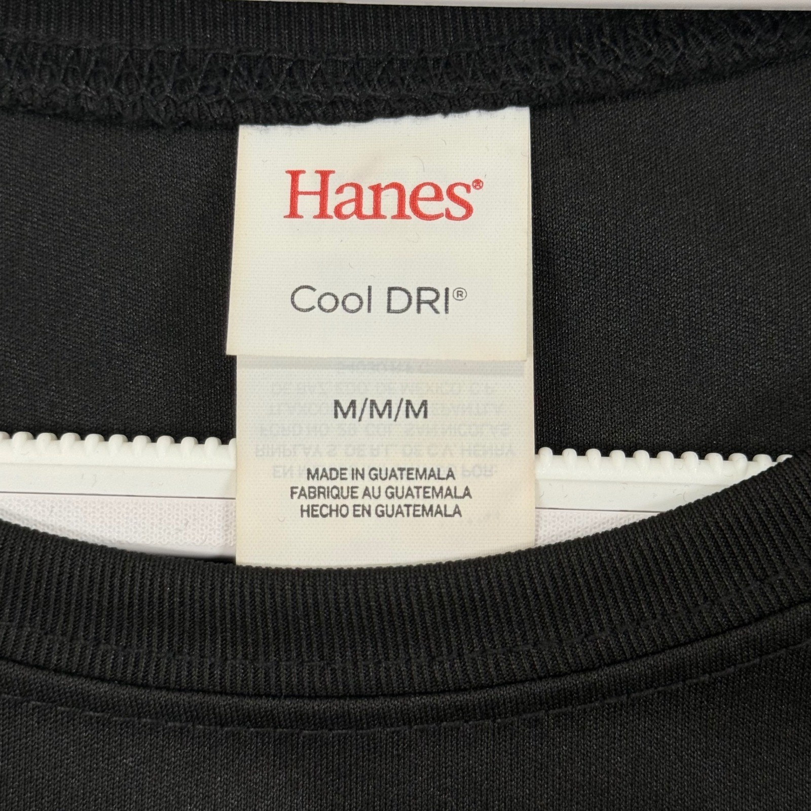 NEW Hanes Mens M Cool DRI Performance T-Shirts Black Moisture Wicking Gym 3 pack gallery