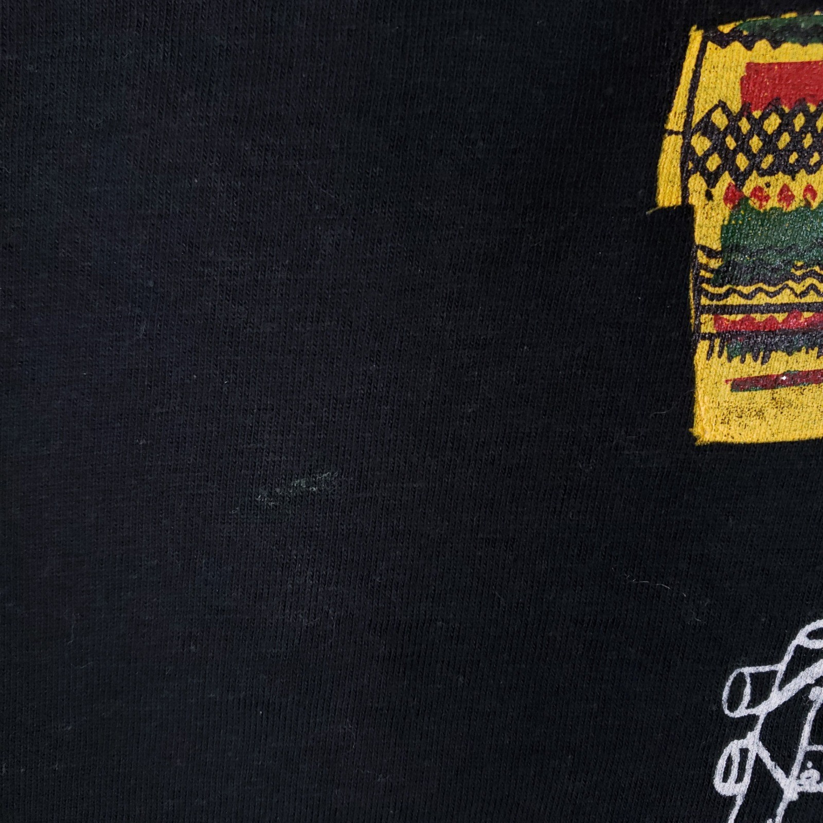 Confidence Ethiopia Graphic T Shirt Mens XXL Black Rasta Amharic Souvenir Cotton gallery