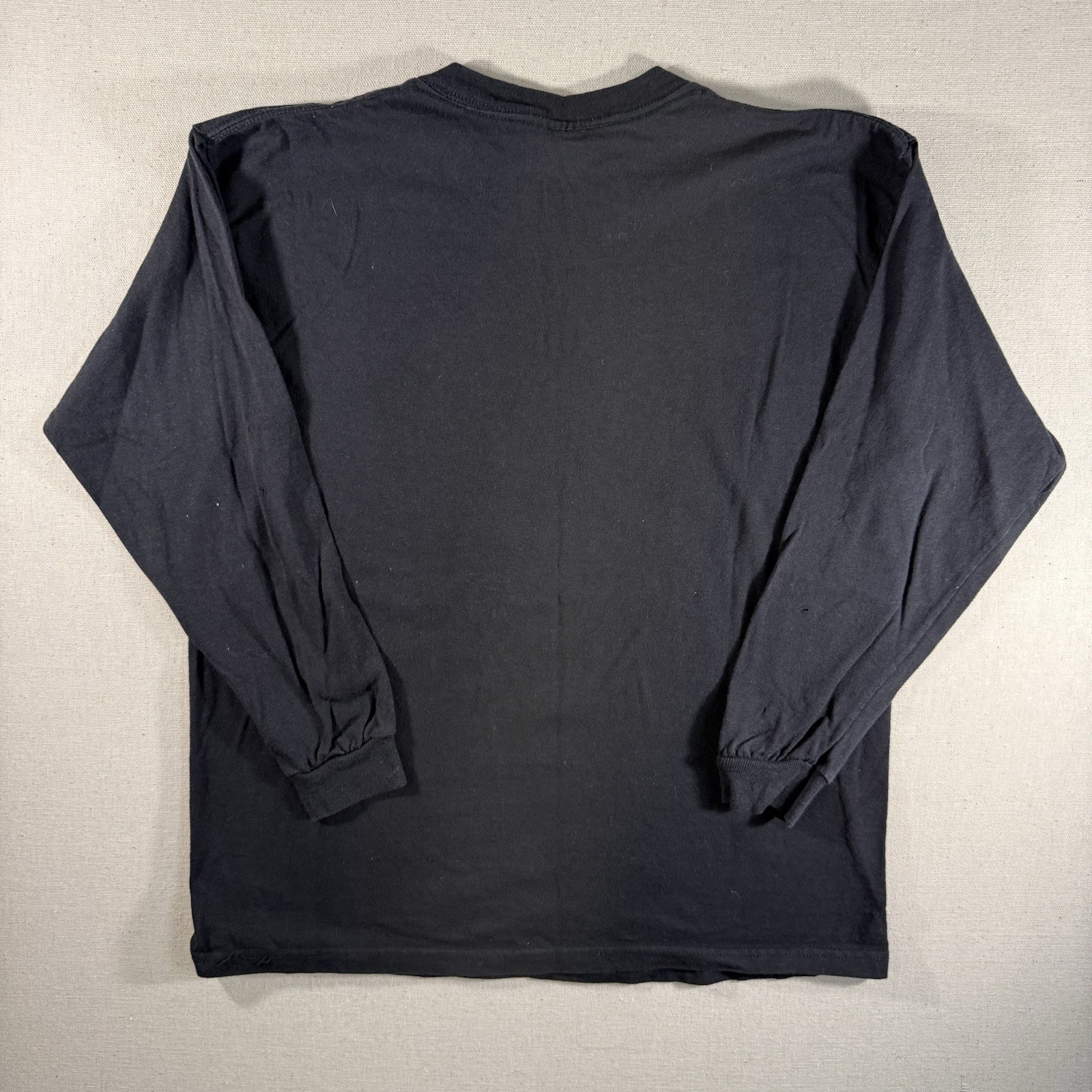 Delta Pro Weight Black Long Sleeve Skull Y2K Vintage Size XL 2000s gallery