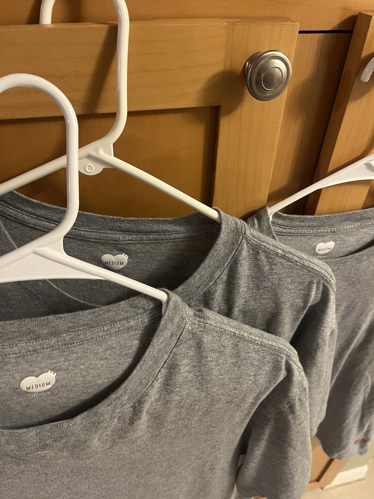 HUMAN MADE Plain Gray Shirts - THREE Size (M) Medium T-shirts - NIGO Streetwear gallery