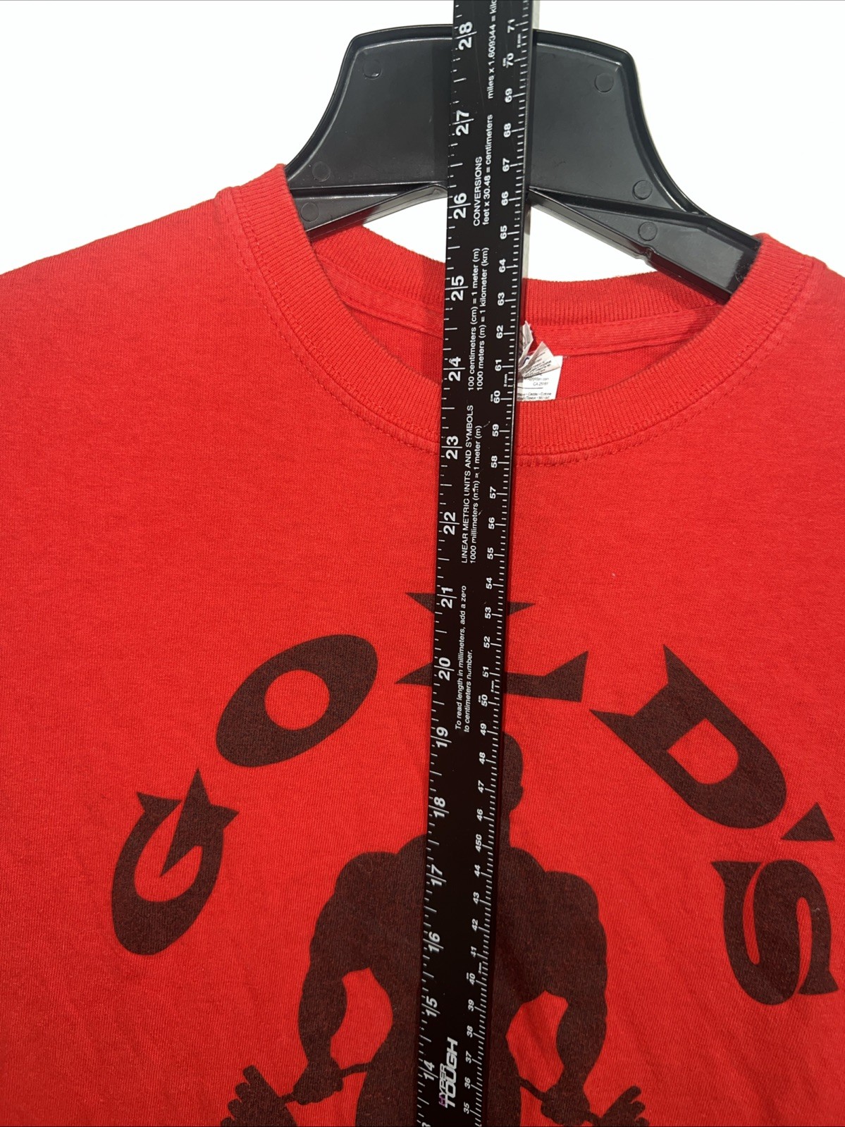 Gold's Gym Lancaster PA Shirt Medium Red Black Short Sleeve gallery