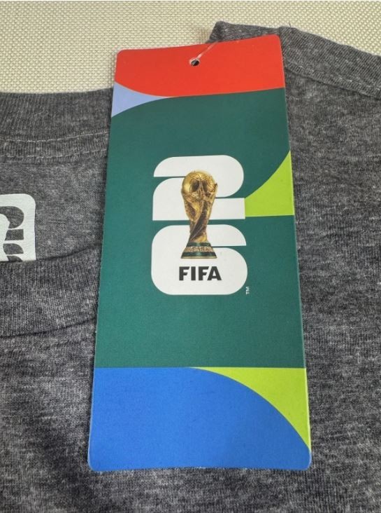FIFA World Cup Official Licensed 2026 Dark Gray Soccer Fan T Shirt NWT gallery