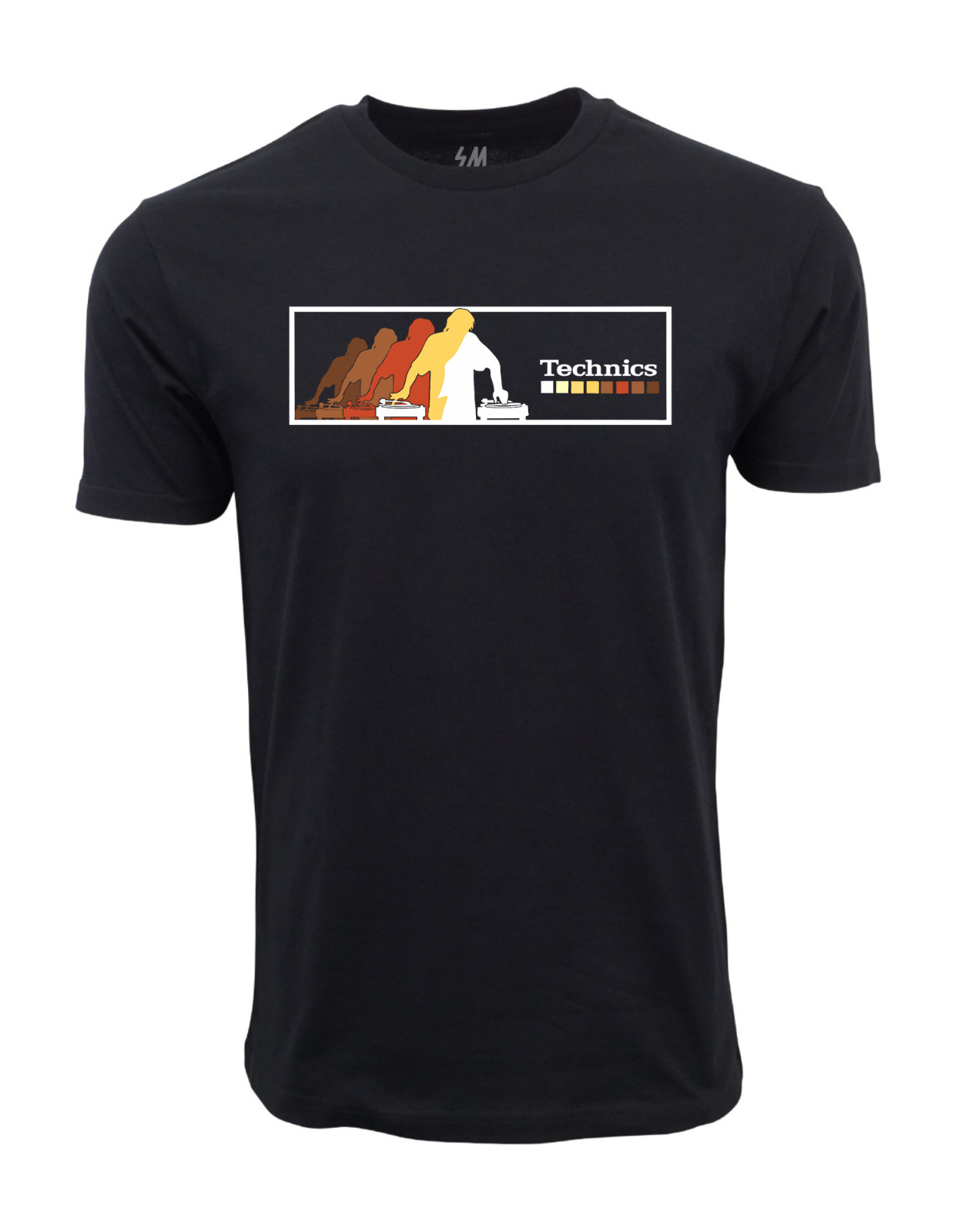 Technic-1210 Black Graphic T shirt gallery