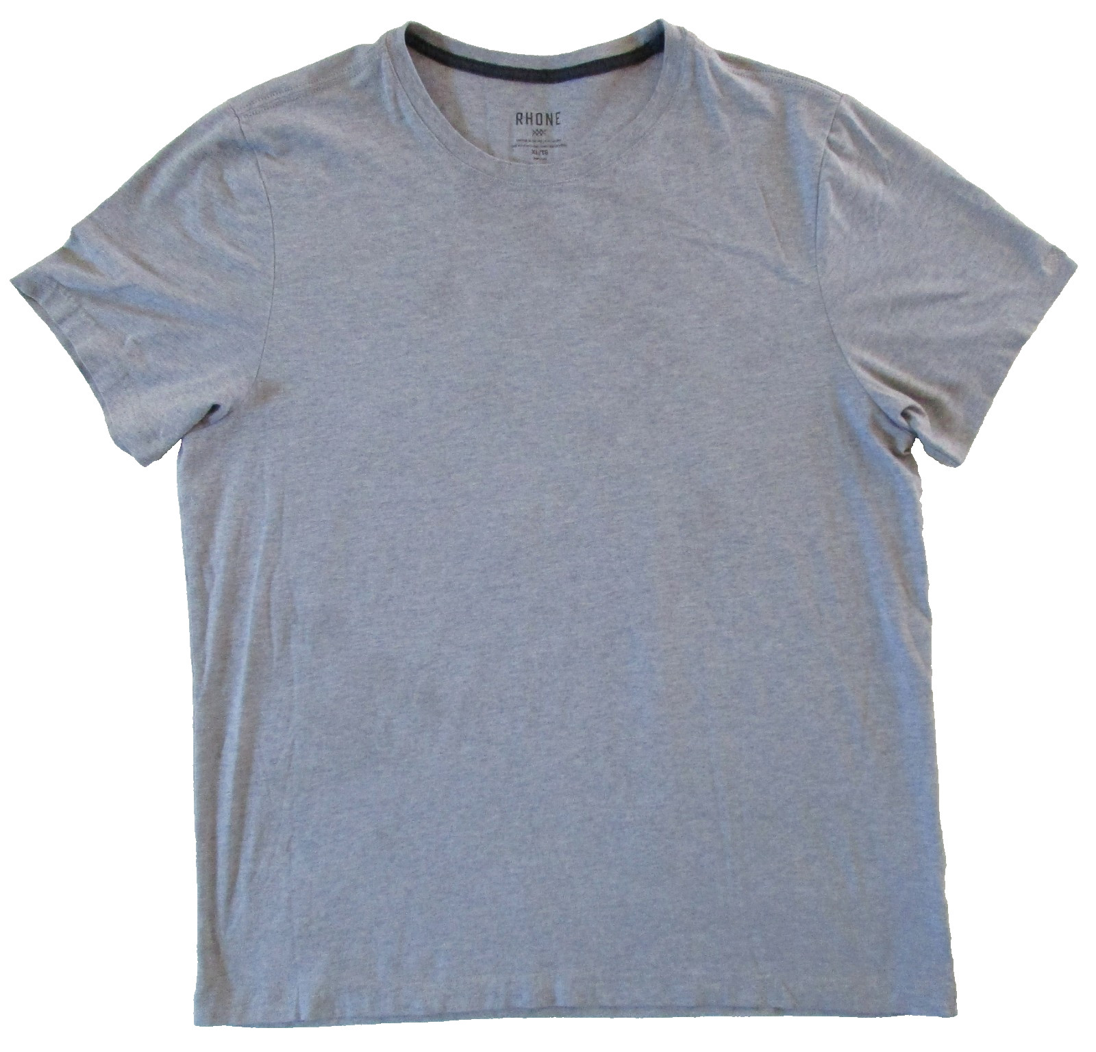 Rhone T Shirt Men's XL Extra Large Organic Pima Cotton Preppy Cool Comfort Gray gallery