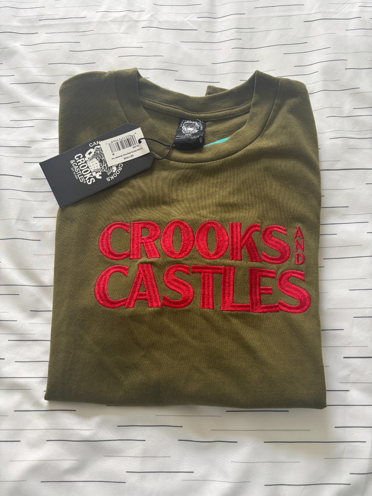 Crooks And Castles Money Bag Drop Shoulder Tee Size M gallery
