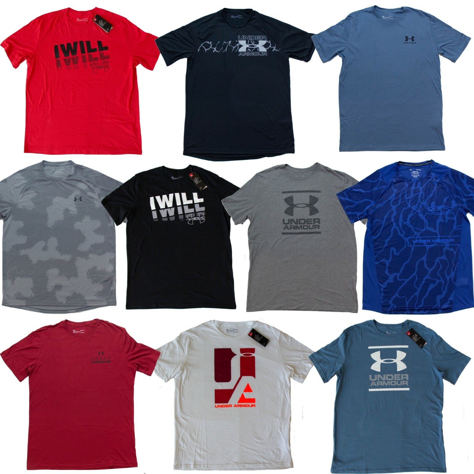 Under Armour Mens T-Shirt Threadborne HeatGear & Graphic - Size M L XL 2XL 3XL gallery