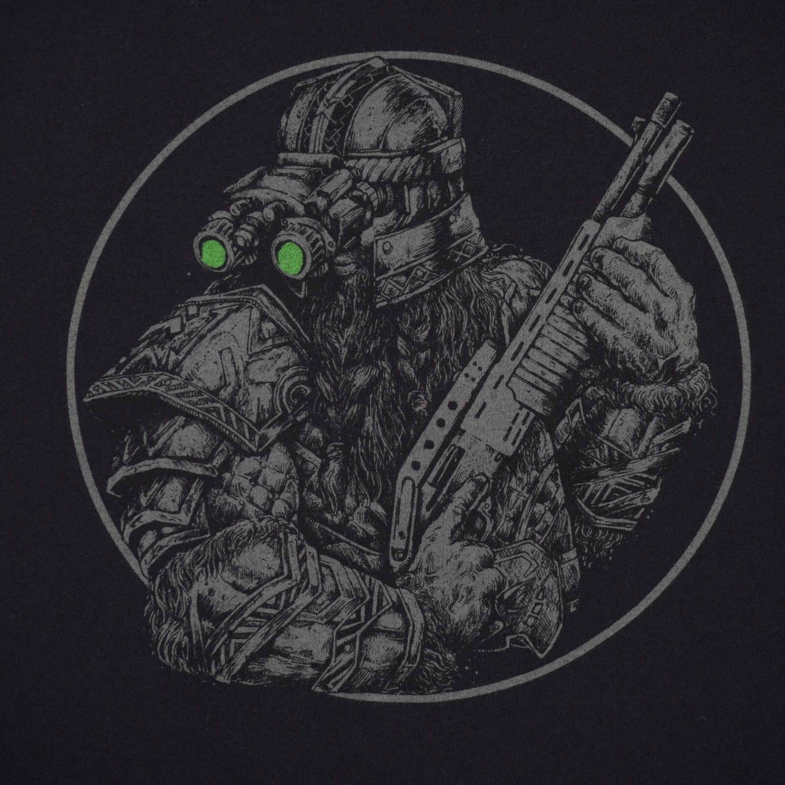 Threat Llama Dwarven SPAS-12 Shotgun Nightvision NVG T Shirt Mens 2XL Black gallery