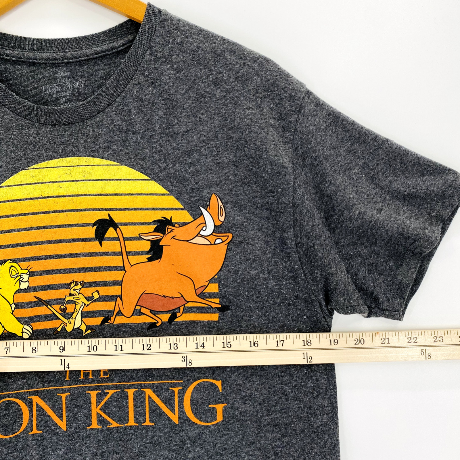 Disney The Lion King Simba Pumba And Timon T Shirt Medium Gray Short Sleeve gallery