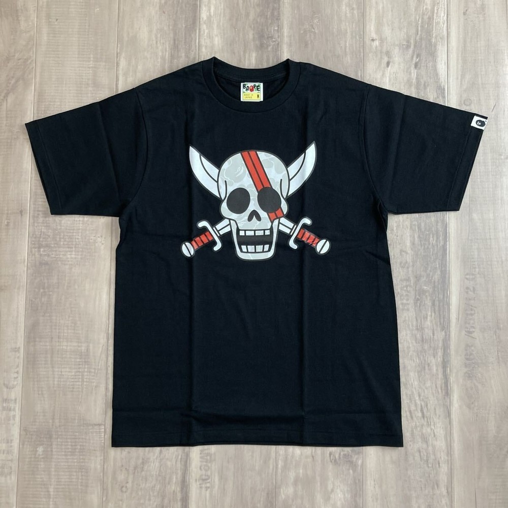 Aoyama Exclusive One Piece × BAPE CAMO Shanks T-shirt A Bathing Ape Size M