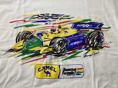 Camel Benetton Formula 1 Racing Team Tee T Shirt Size L Made In USA Vintage 90’s