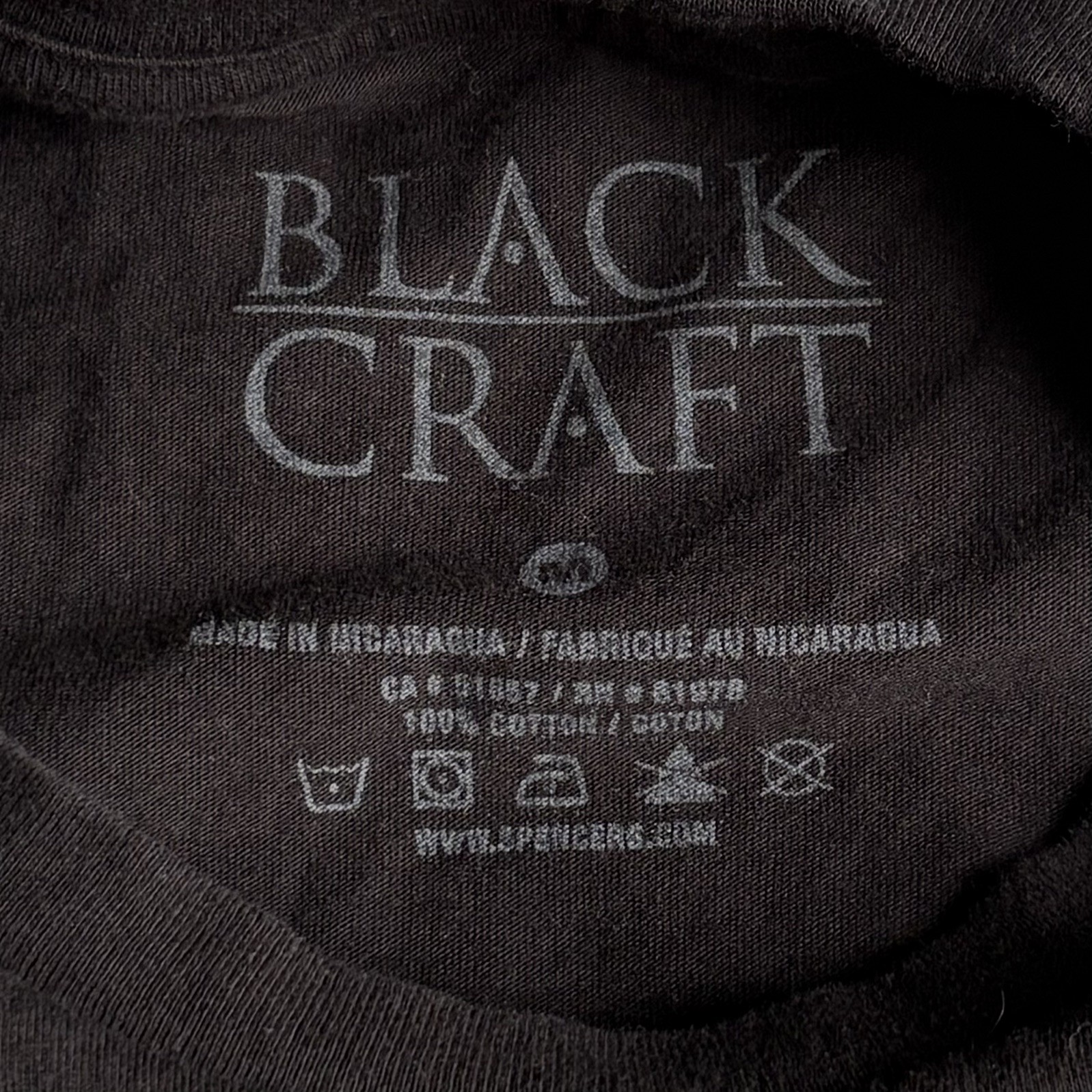 Blackcraft Cult Tarot Lovers Black Graphic Tee Shirt Size Medium 100% Cotton gallery